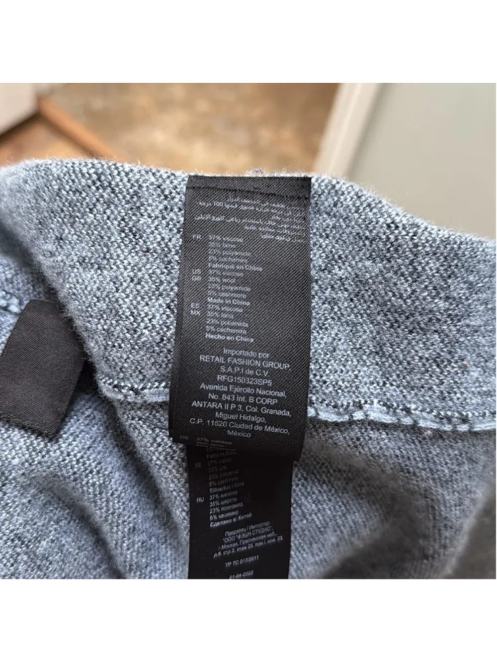 Sandro blue Cardigan Sweater V-Neck size 1 US size small